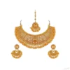 Gold Plated Choker Set with Lct Austrian diamond