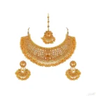 Gold Plated Choker Set with Lct Austrian diamond