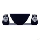 Rhodium Plated Jewellery Set White Austrian Diamond1